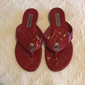 Brighton red sandals